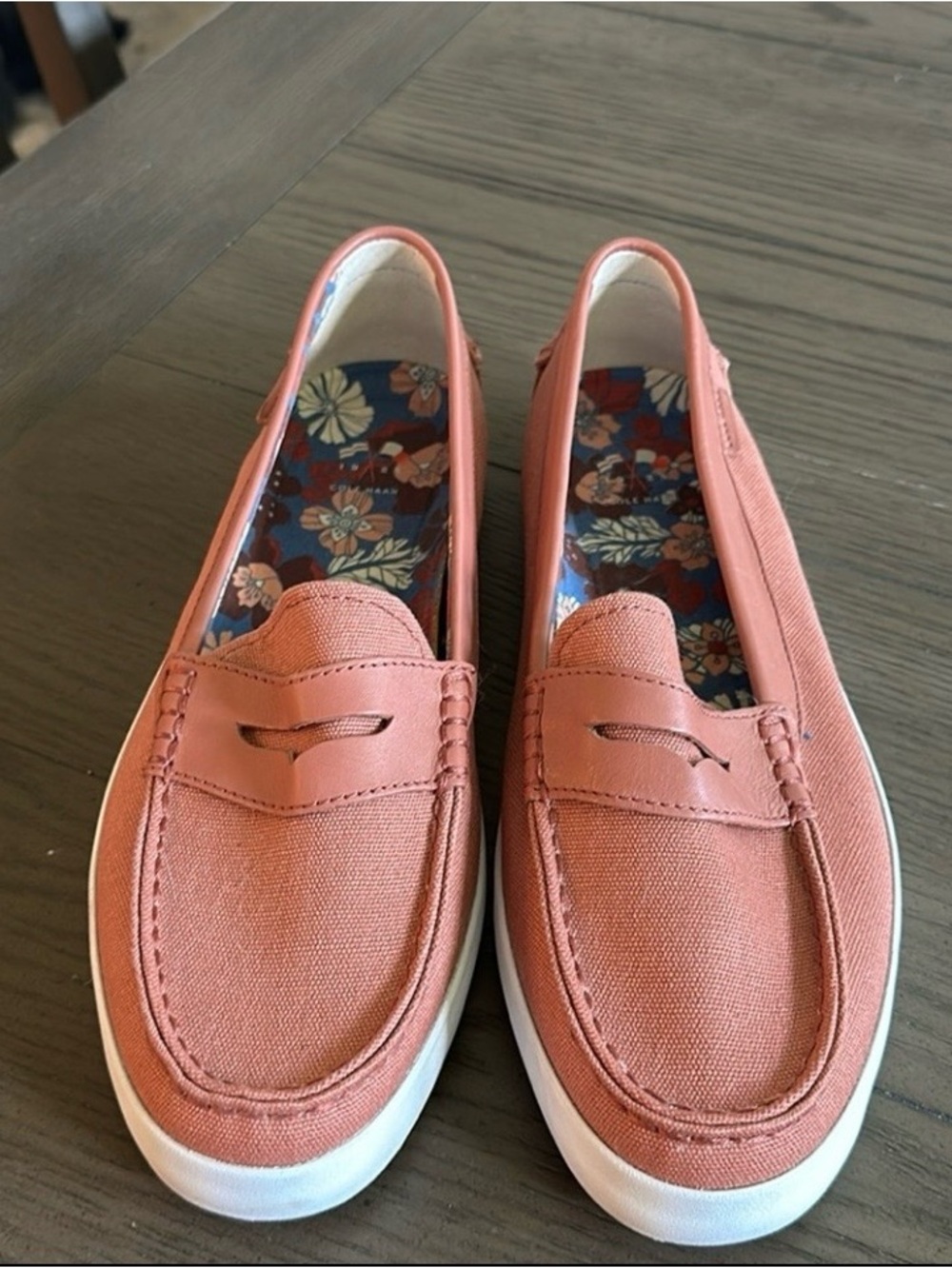 Cole Haan Women’s Canvas Penny Loafer, Size 11